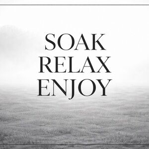 Soak Relax Enjoy Wall Art 8x10 Photo Print